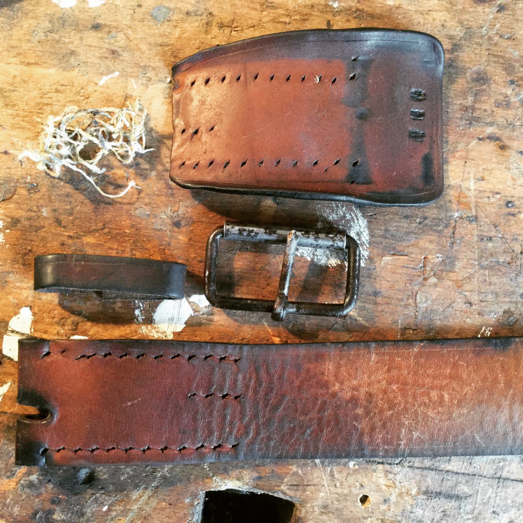 Jugoslawischer Militärgürtel vintage used worn Army