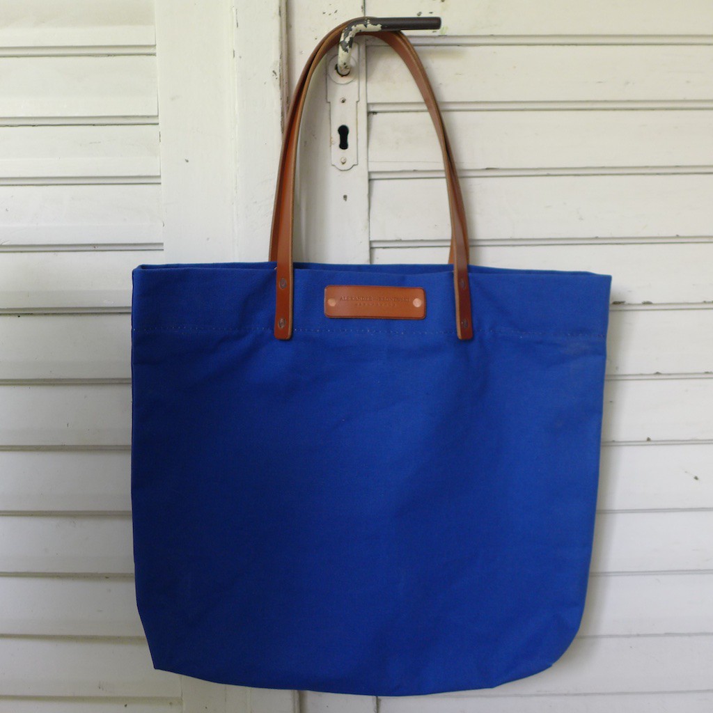 Elisa Canvas Tote Bag Shopper Beach summer leather 3492