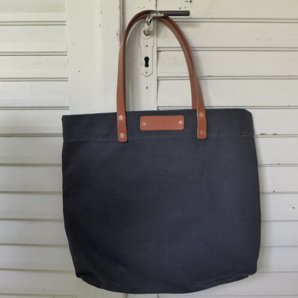 Elisa Canvas Tote Bag Shopper Beach summer leather 3492